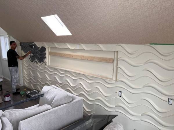 Paint Ninja Inc — decorative wall installation